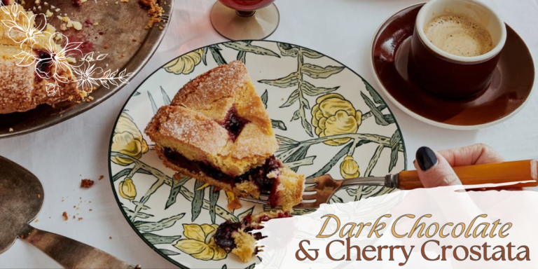 A New Definition of Indulgence: Making the Best Dark Chocolate and Cherry Crostata
