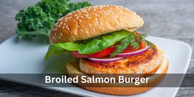 Broiled Salmon Burger